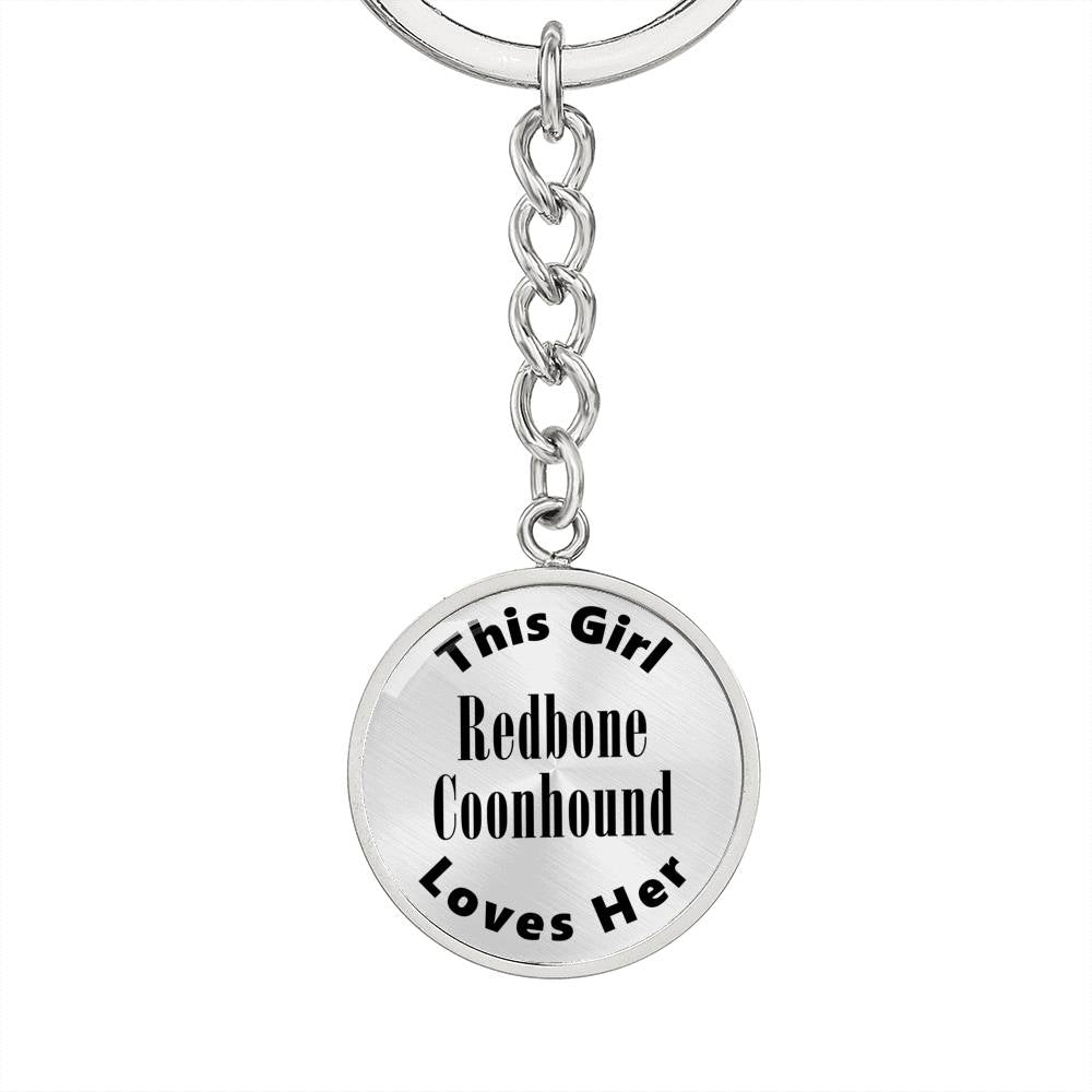 Redbone Coonhound - Luxury Keychain