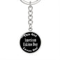 American Eskimo Dog v2 - Luxury Keychain