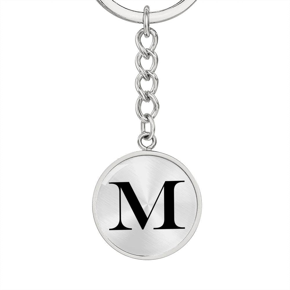 Initial M v1a - Luxury Keychain