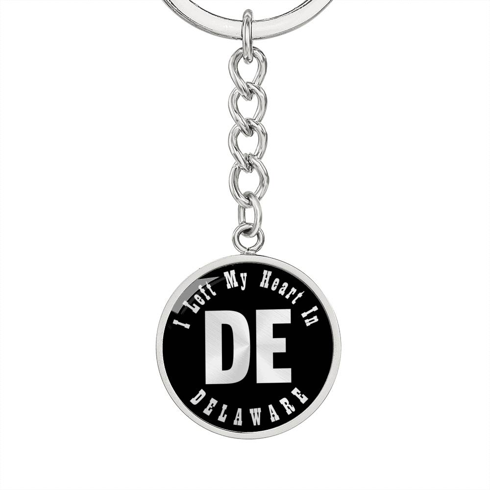 Heart In Delaware v02 - Luxury Keychain