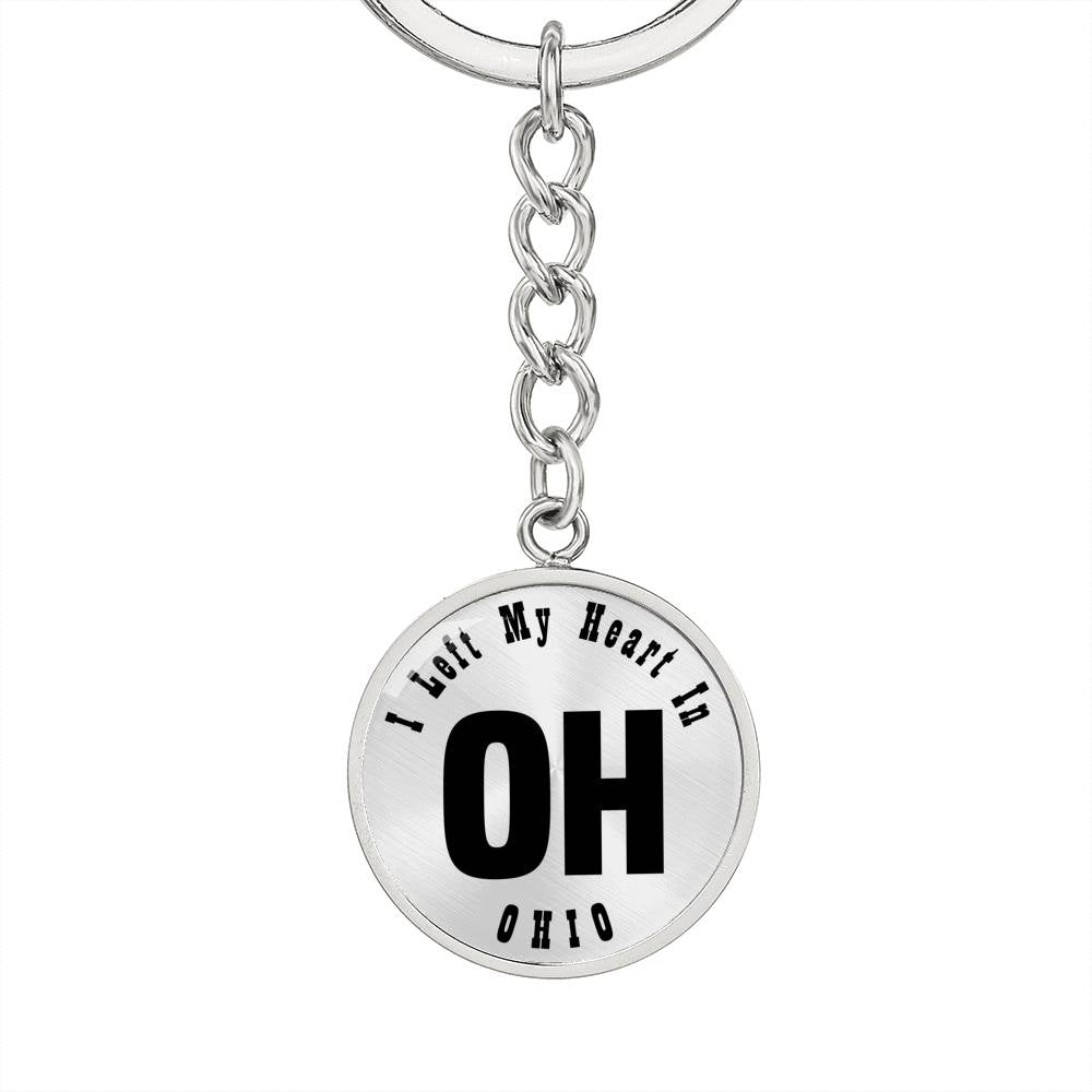 Heart In Ohio v01 - Luxury Keychain