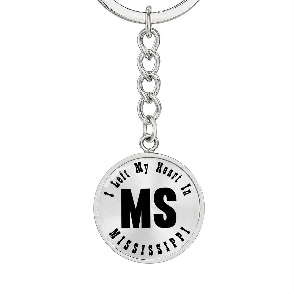 Heart In Mississippi v01 - Luxury Keychain