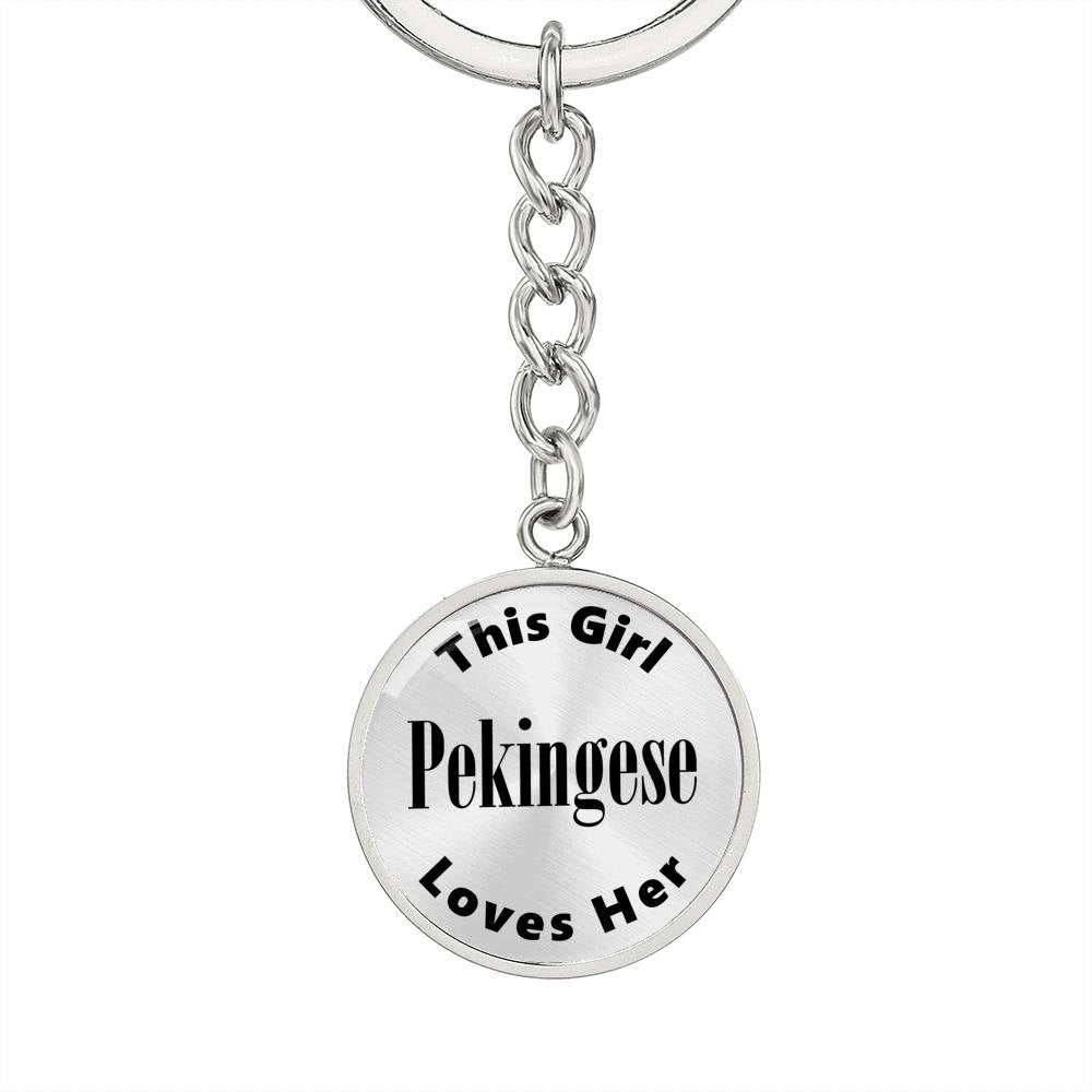 Pekingese - Luxury Keychain