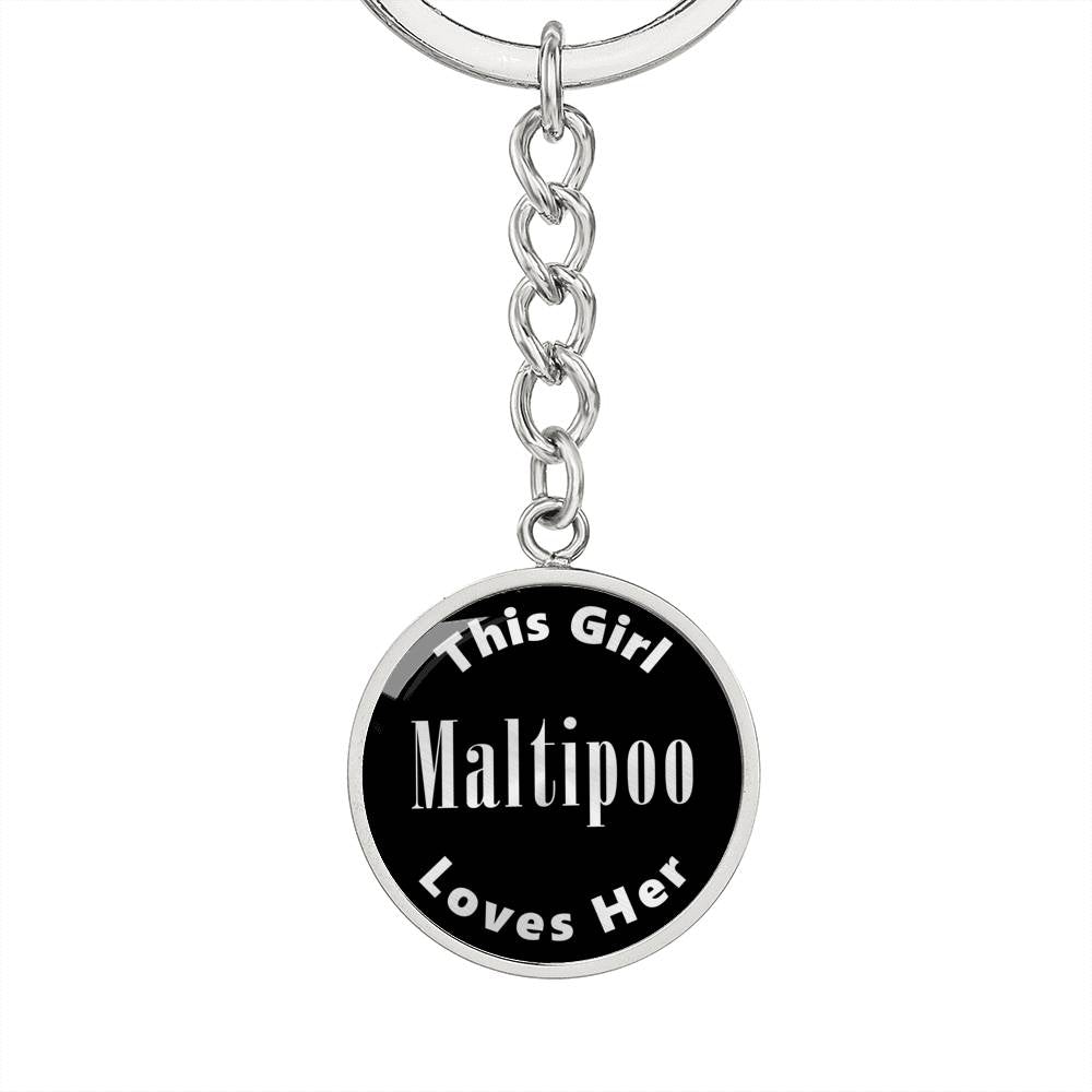 Maltipoo v2 - Luxury Keychain