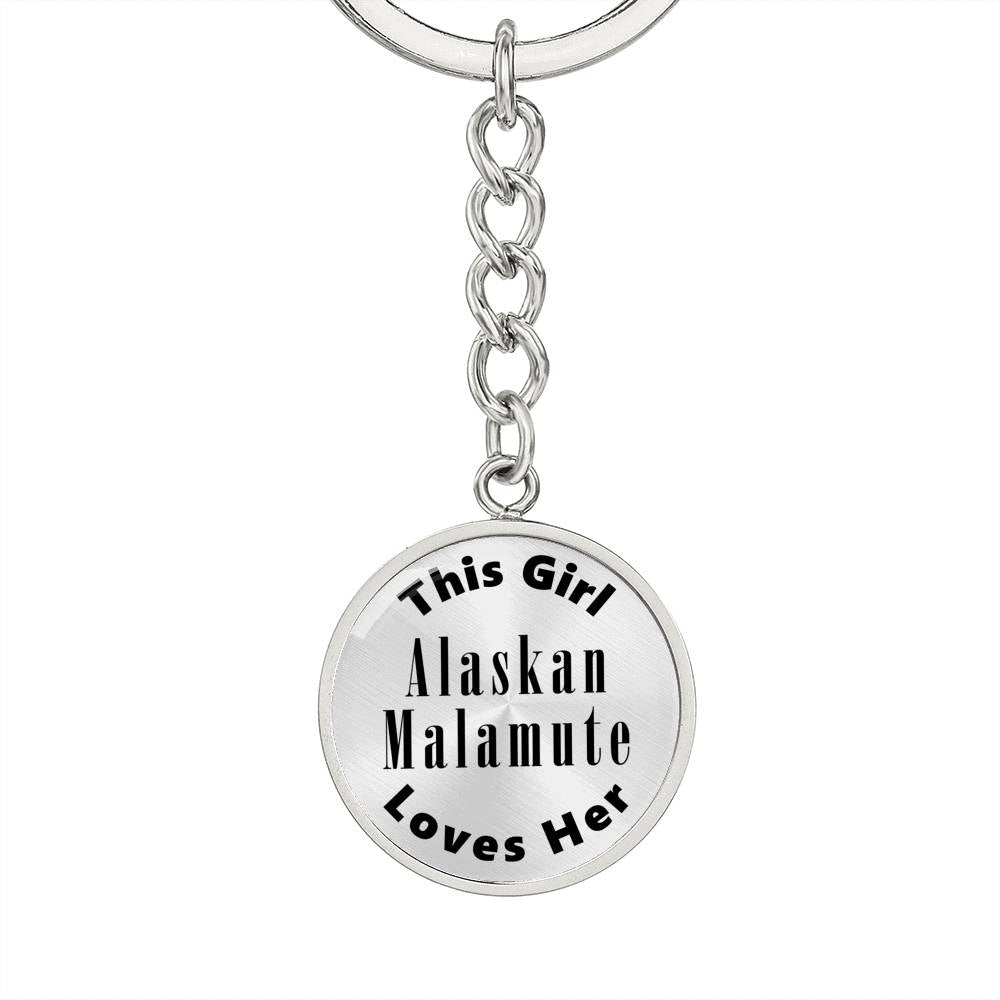 Alaskan Malamute - Luxury Keychain