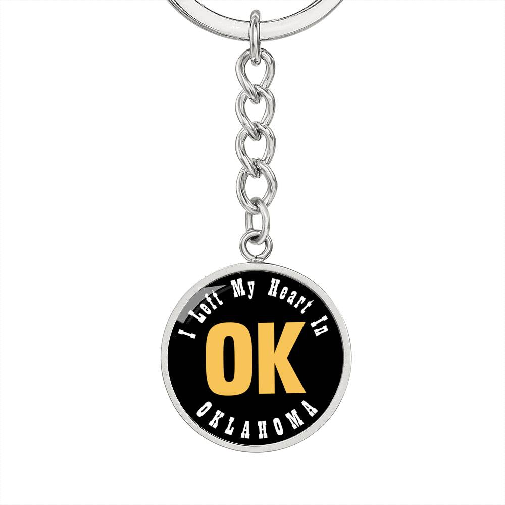 Heart In Oklahoma - Luxury Keychain