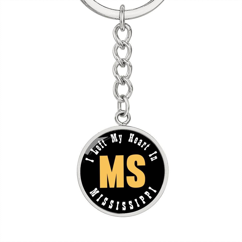 Heart In Mississippi - Luxury Keychain
