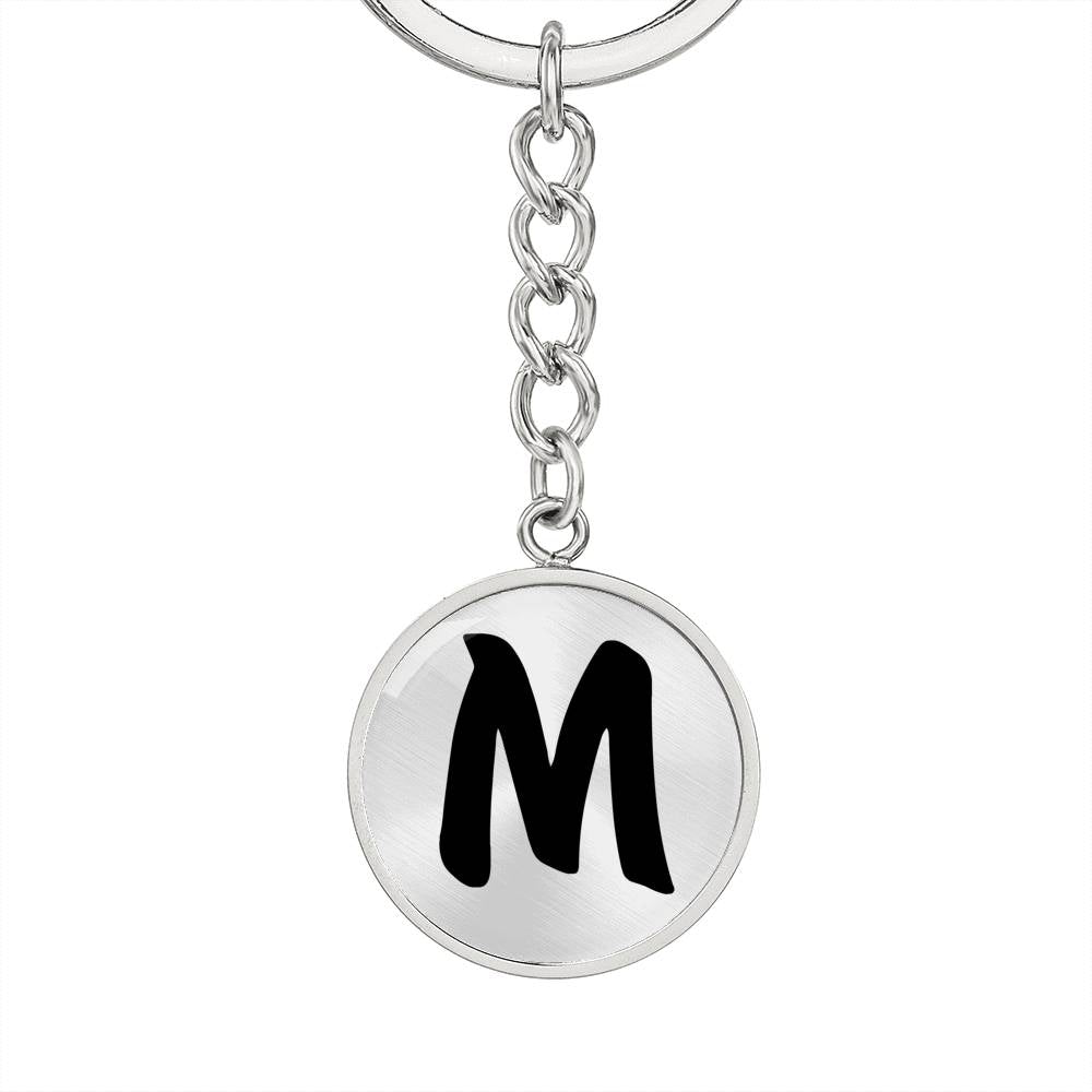 Initial M v1b - Luxury Keychain