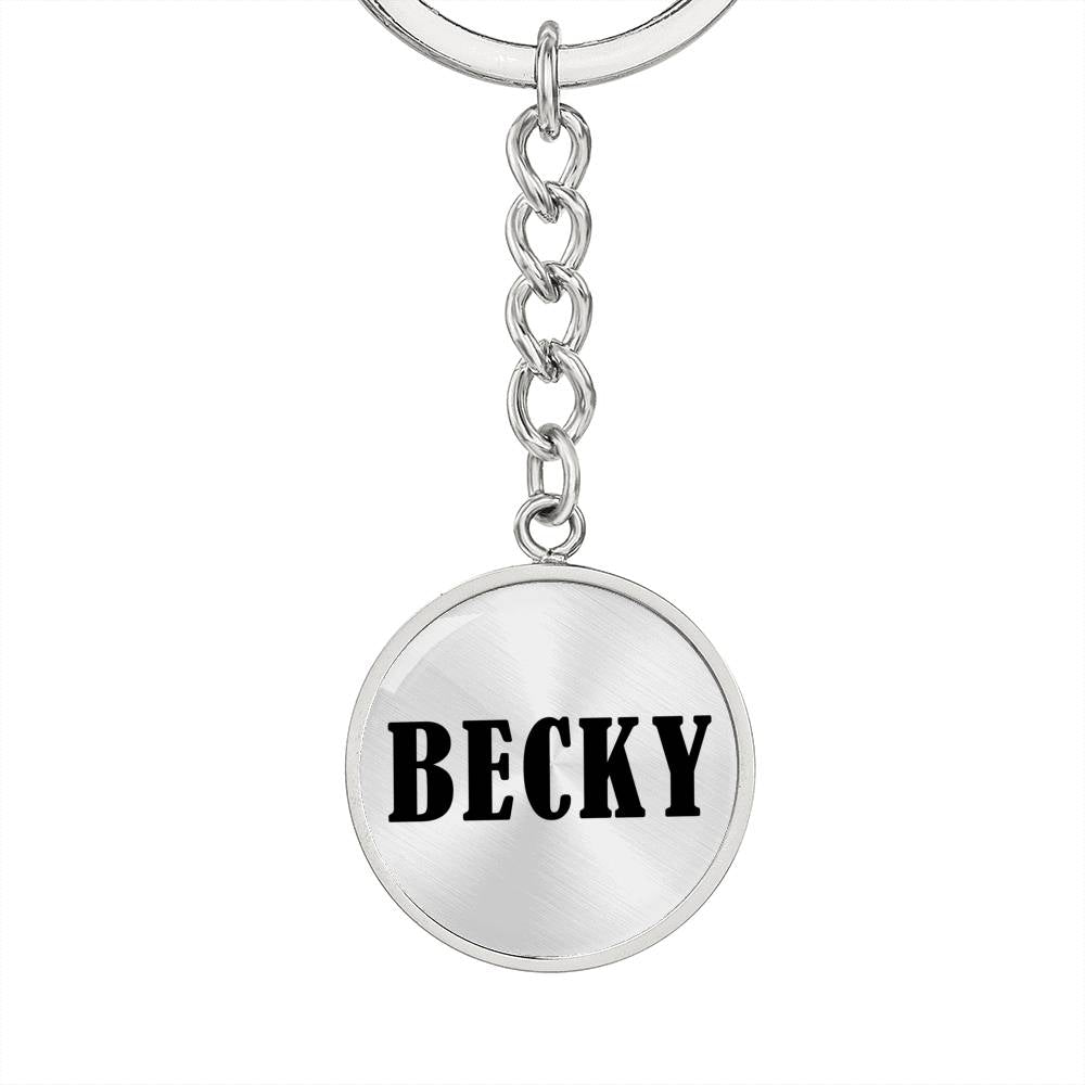 Becky v01 - Luxury Keychain