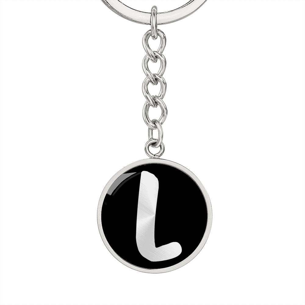 Initial L v2b - Luxury Keychain