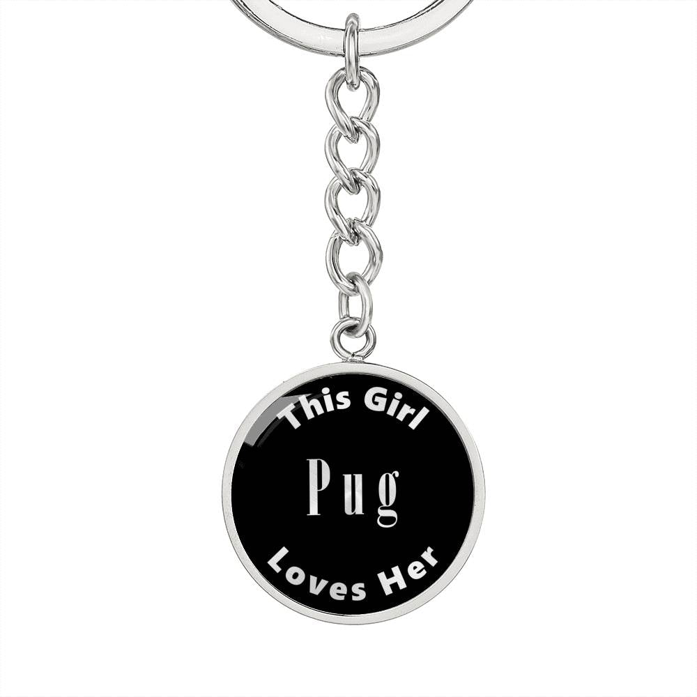 Pug v2 - Luxury Keychain