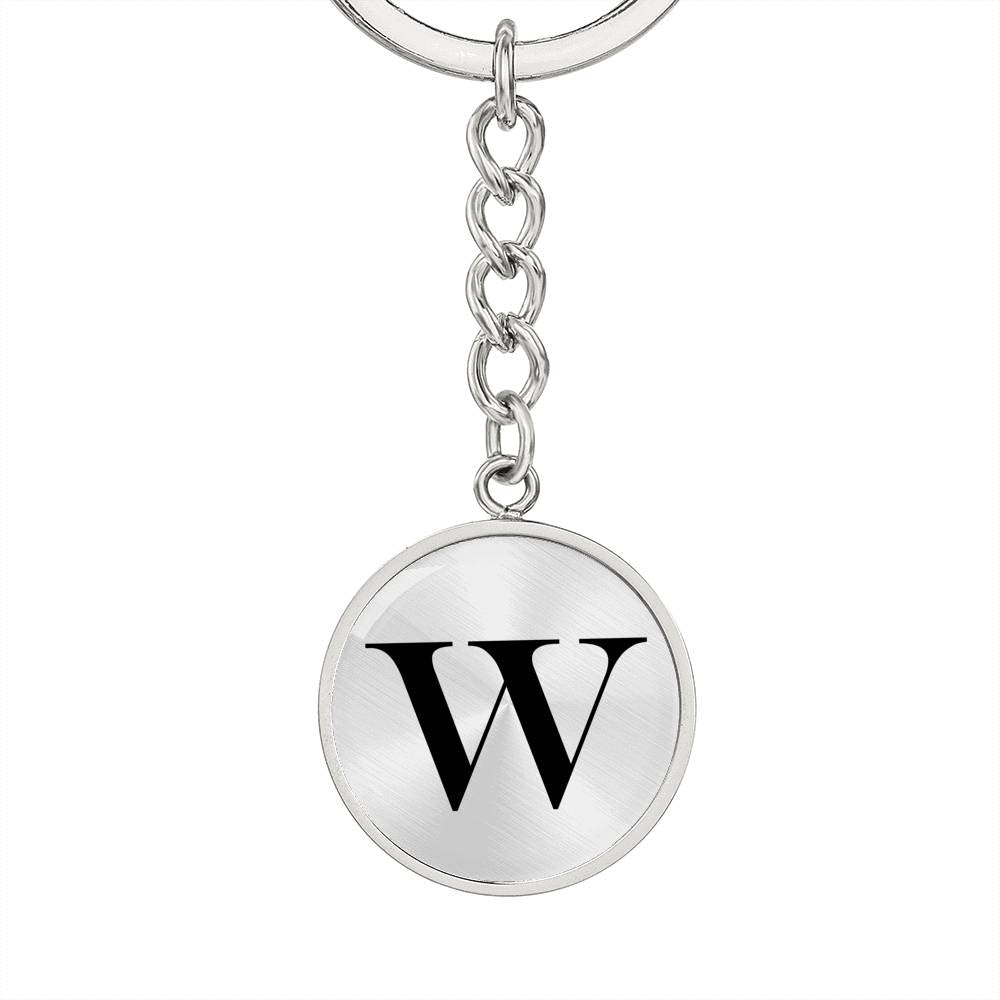 Initial W v1a - Luxury Keychain