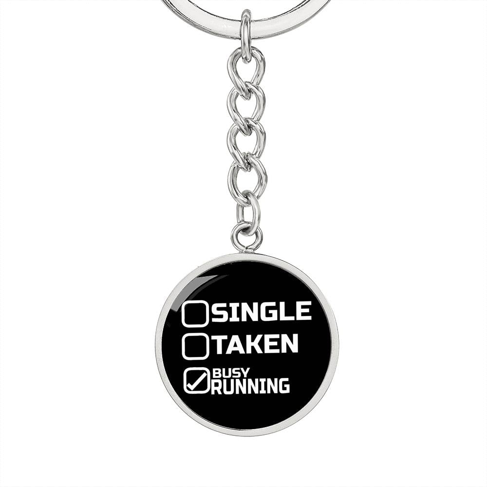 Busy Running - Luxury Keychain