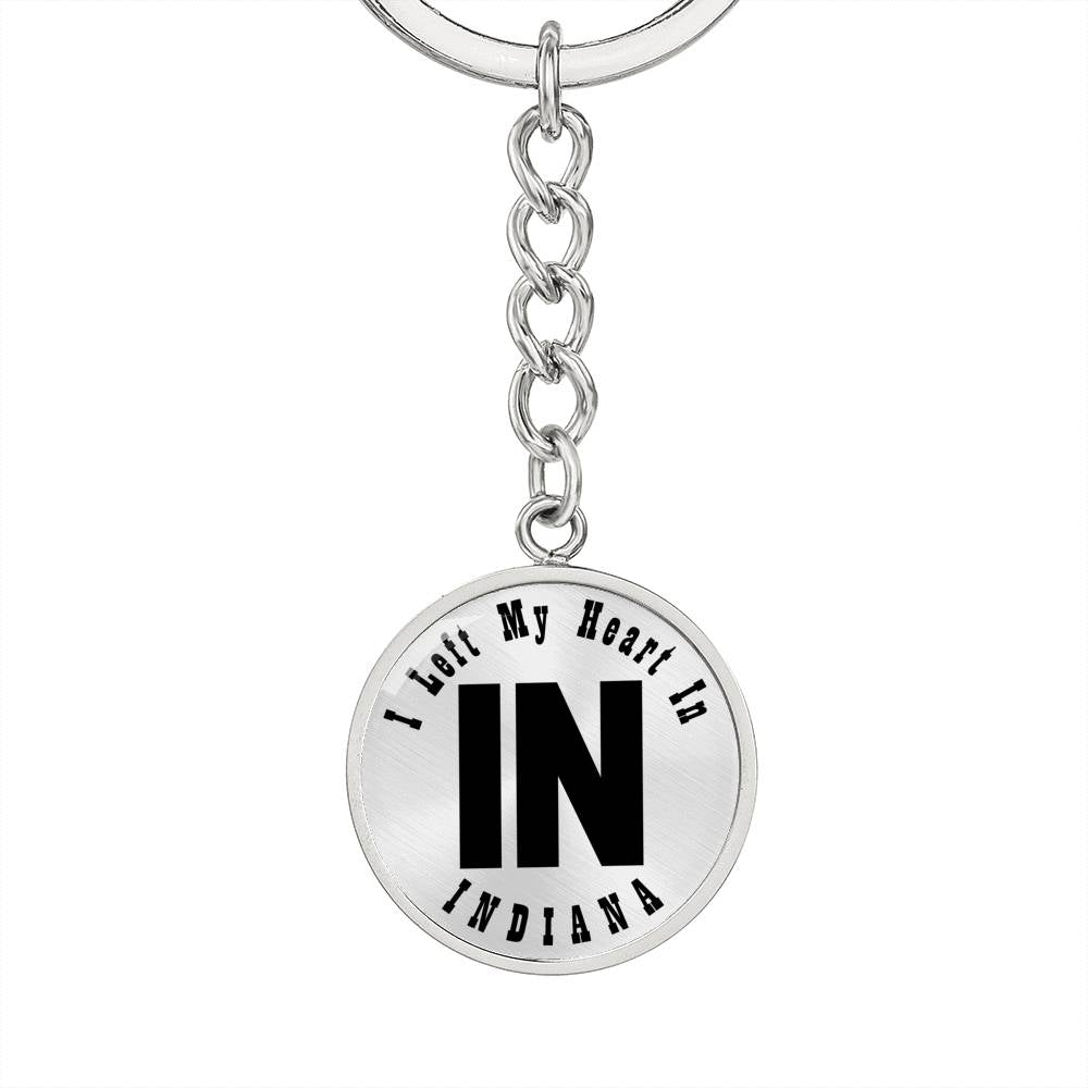 Heart In Indiana v01 - Luxury Keychain