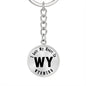 Heart In Wyoming v01 - Luxury Keychain