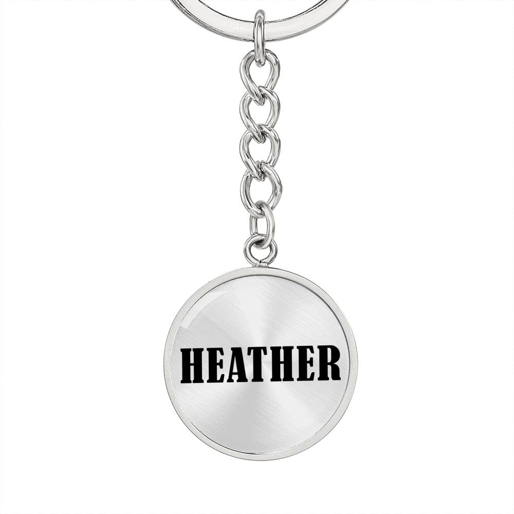 Heather v01 - Luxury Keychain