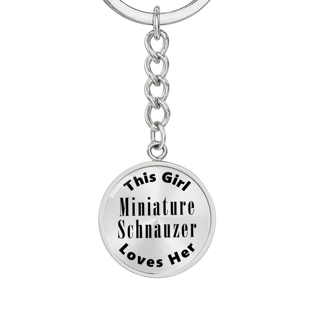 Miniature Schnauzer - Luxury Keychain