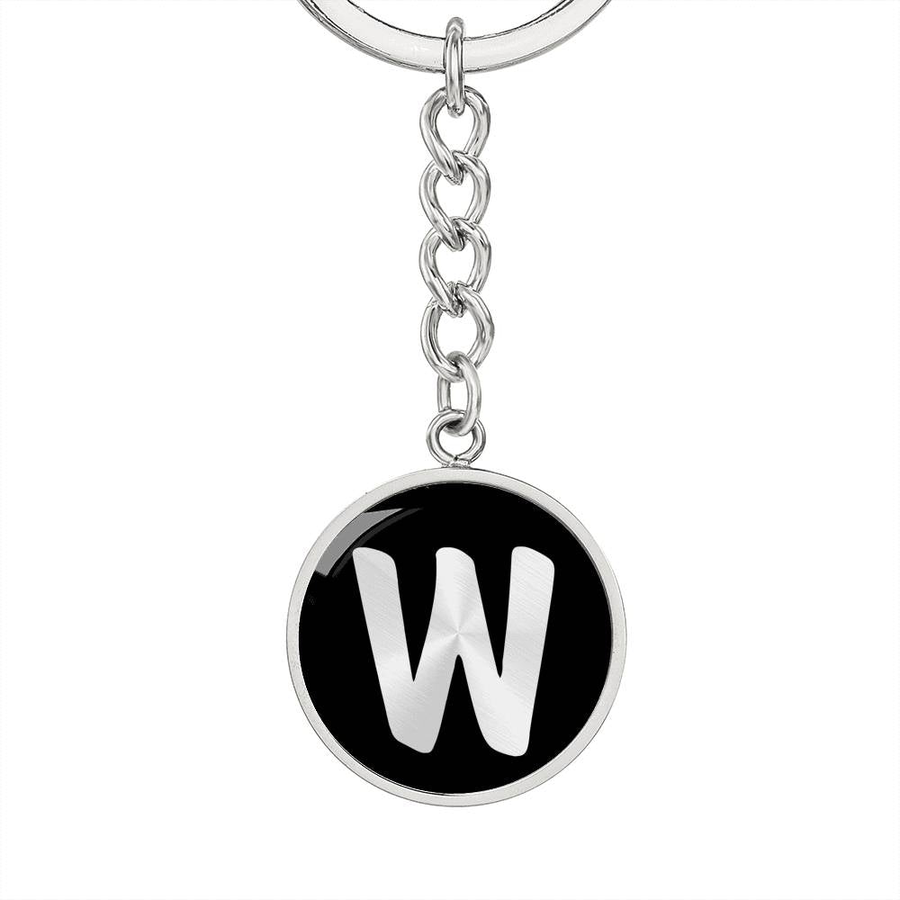 Initial W v2b - Luxury Keychain