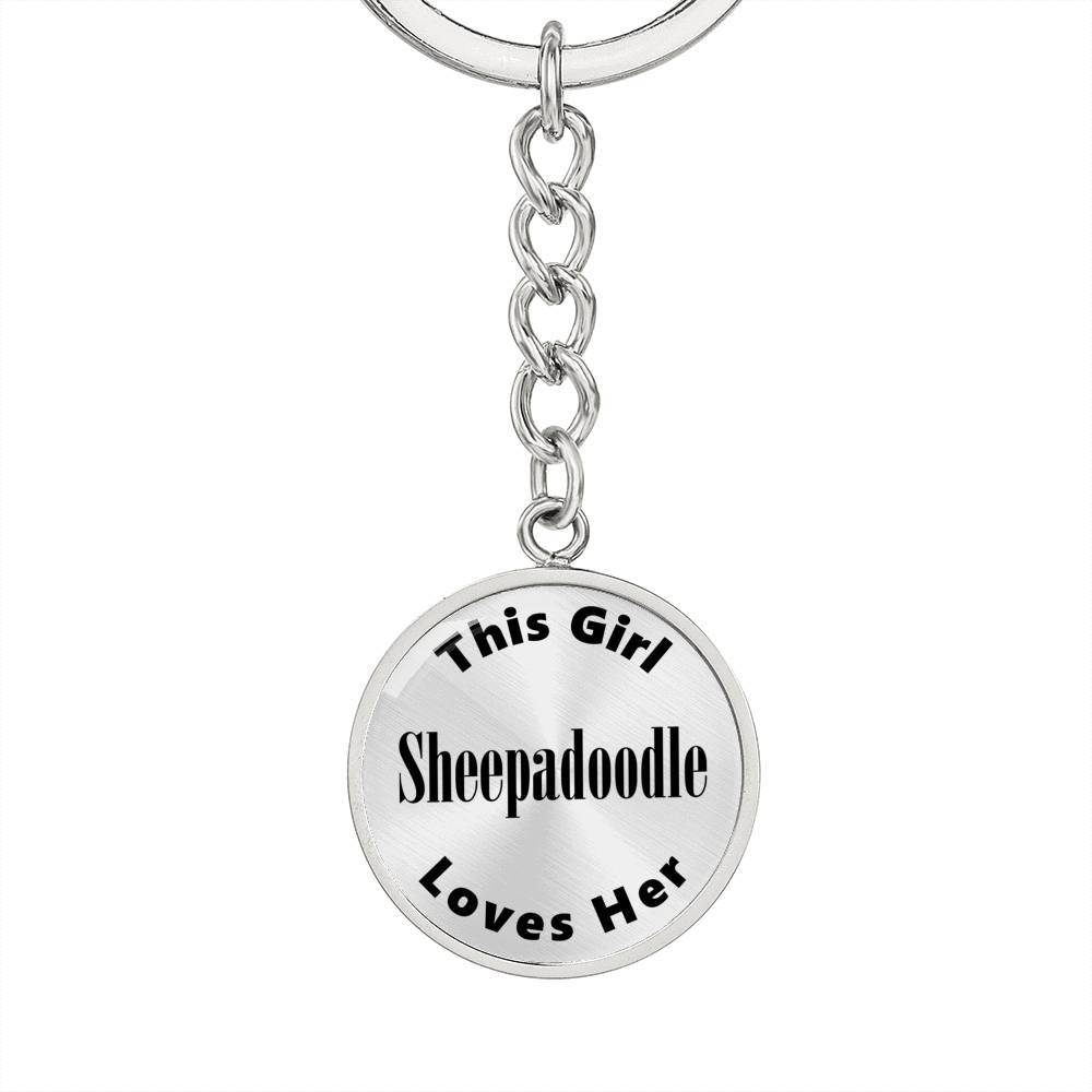 Sheepadoodle - Luxury Keychain