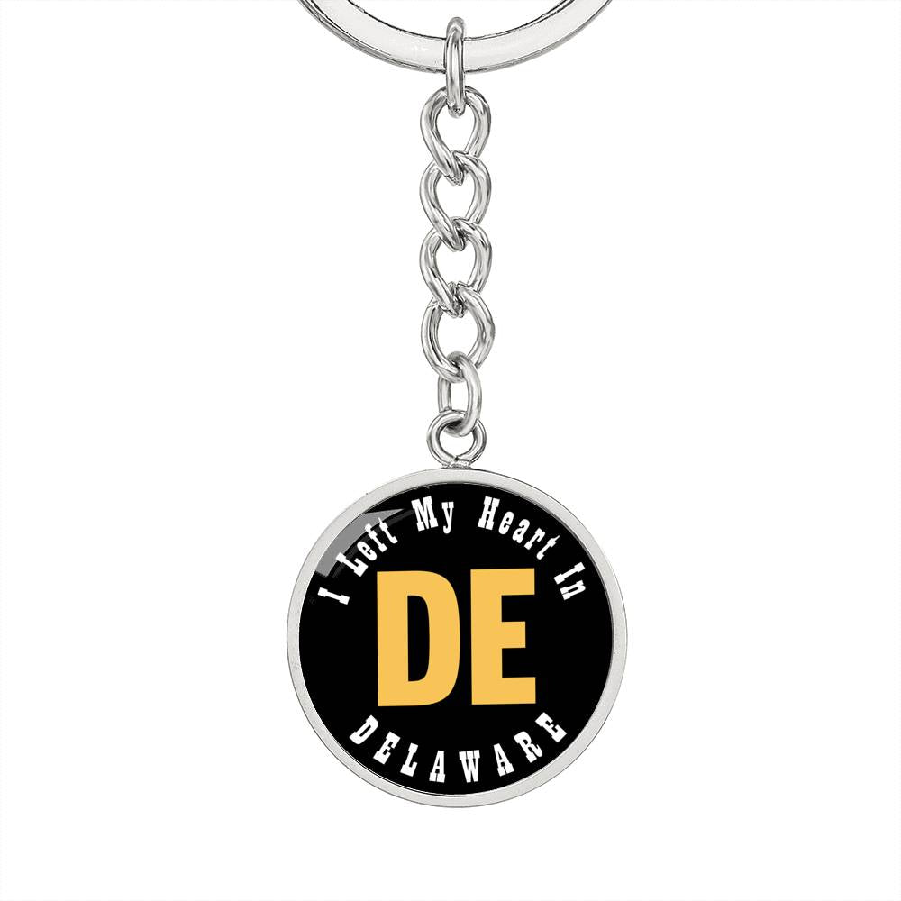 Heart In Delaware - Luxury Keychain