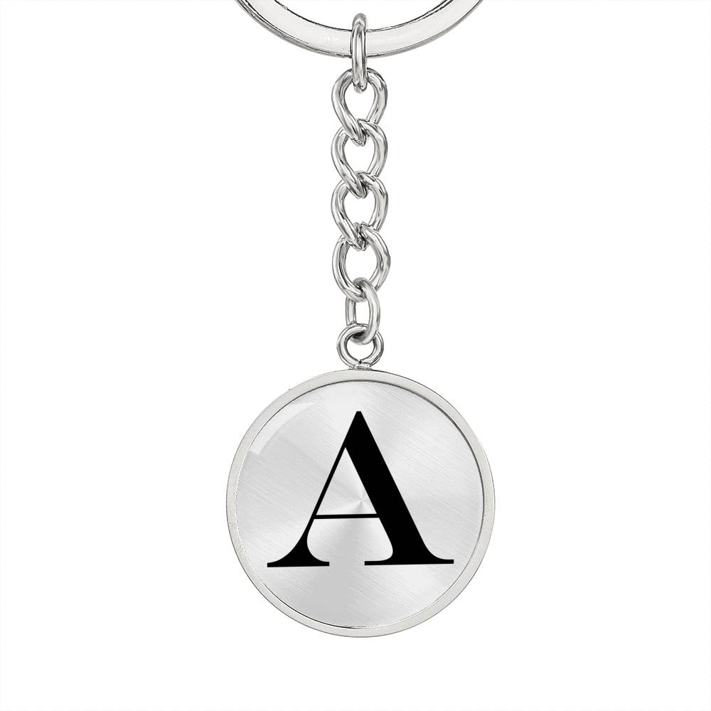 Initial A v1a - Luxury Keychain