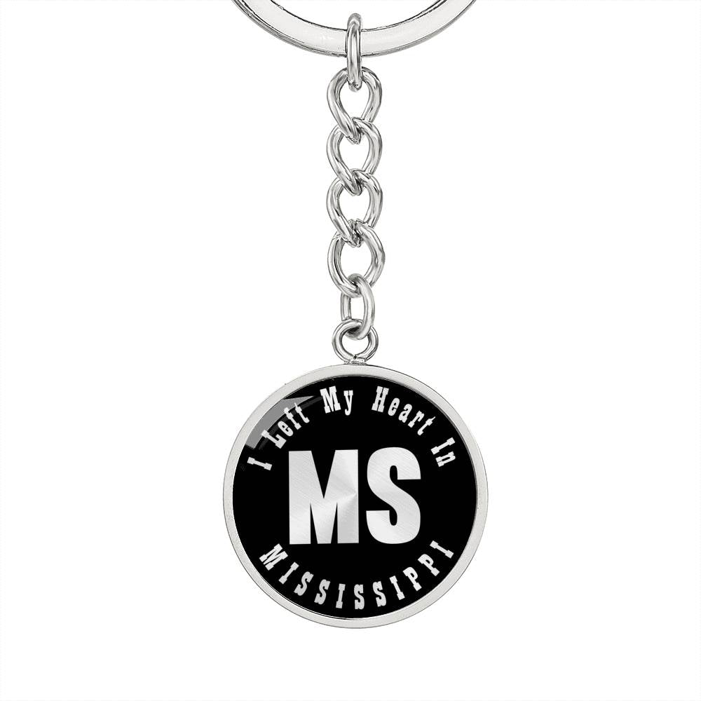Heart In Mississippi v02 - Luxury Keychain