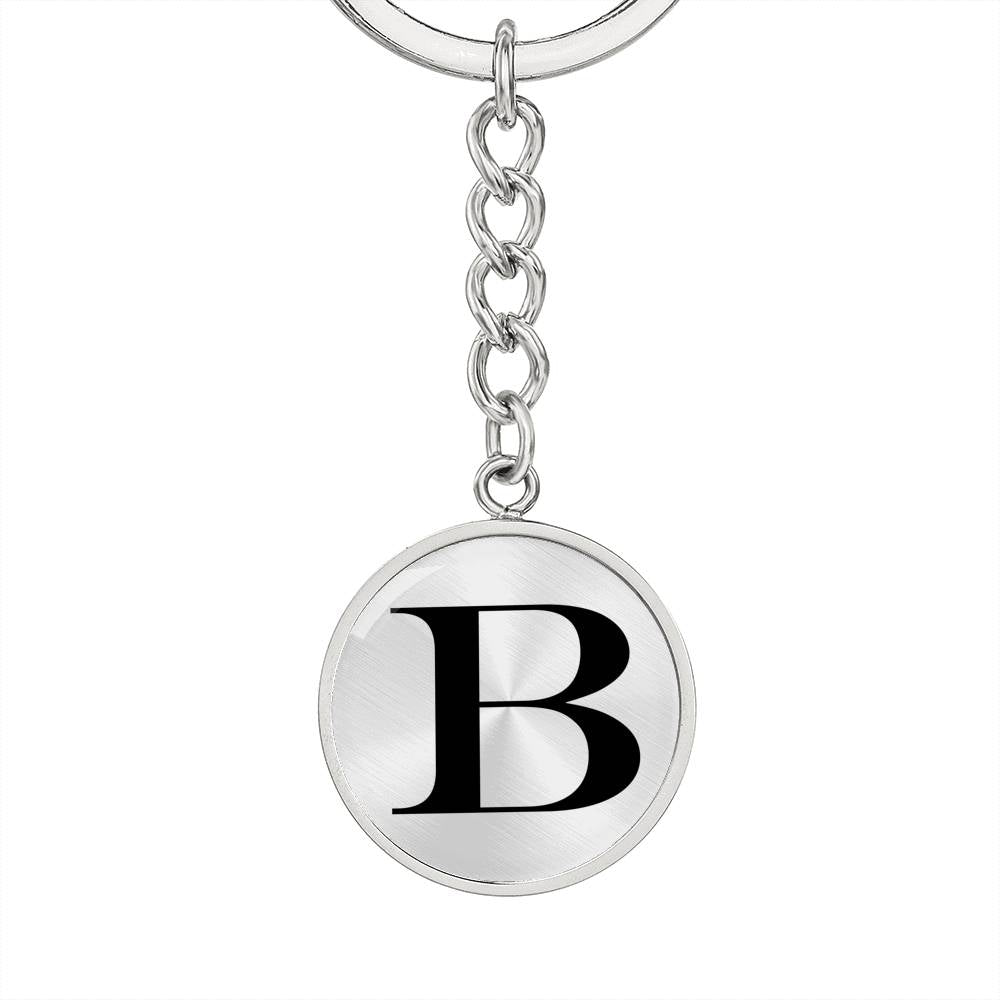 Initial B v1a - Luxury Keychain