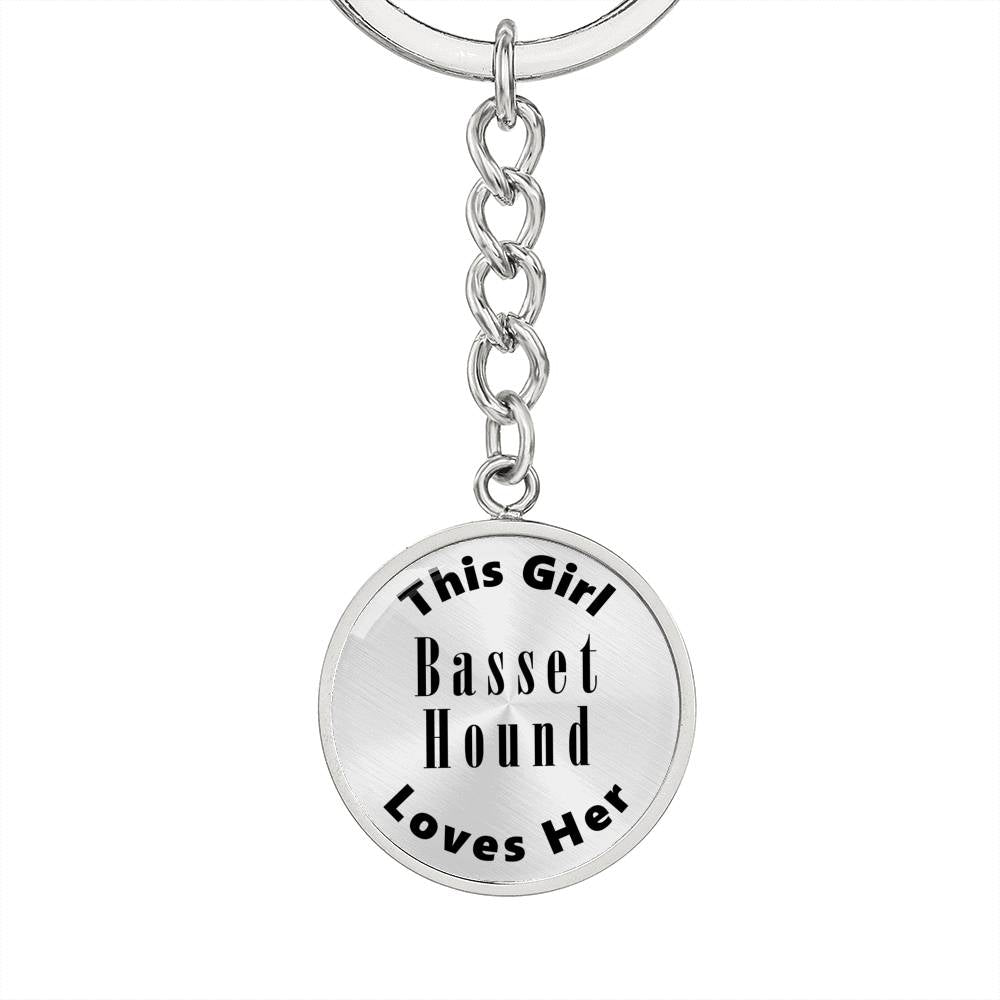 Basset Hound - Luxury Keychain