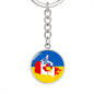 Ukrainian-Canadian - Luxury Keychain