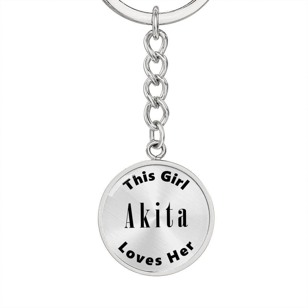 Akita - Luxury Keychain