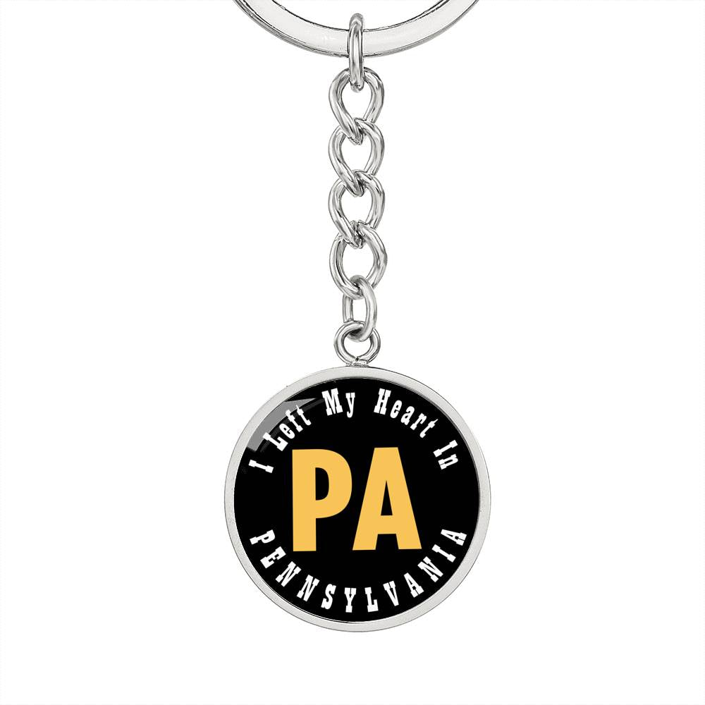 Heart In Pennsylvania - Luxury Keychain