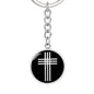 Stylized Cross v2 - Luxury Keychain