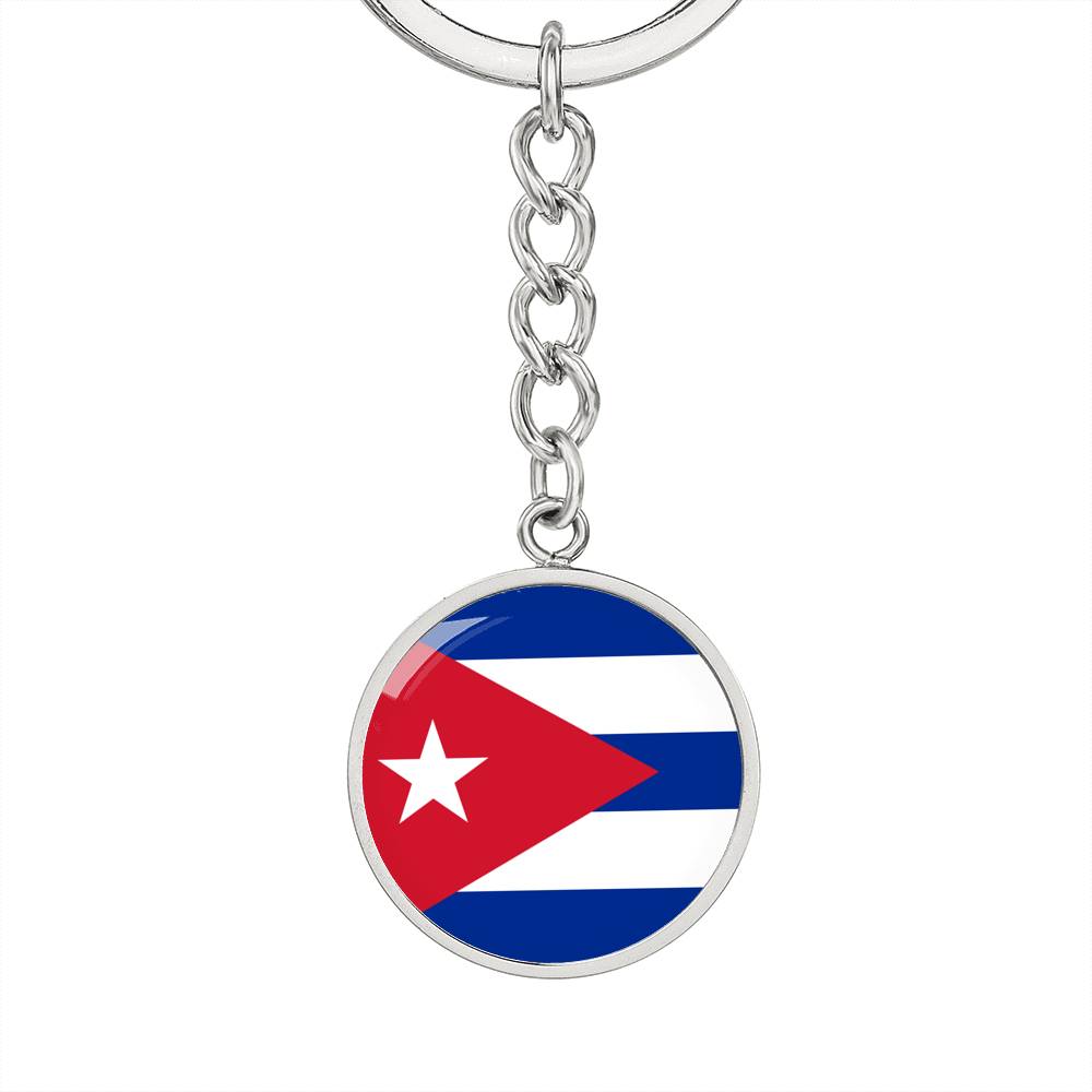 Cuban Flag - Luxury Keychain