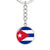 Cuban Flag - Luxury Keychain