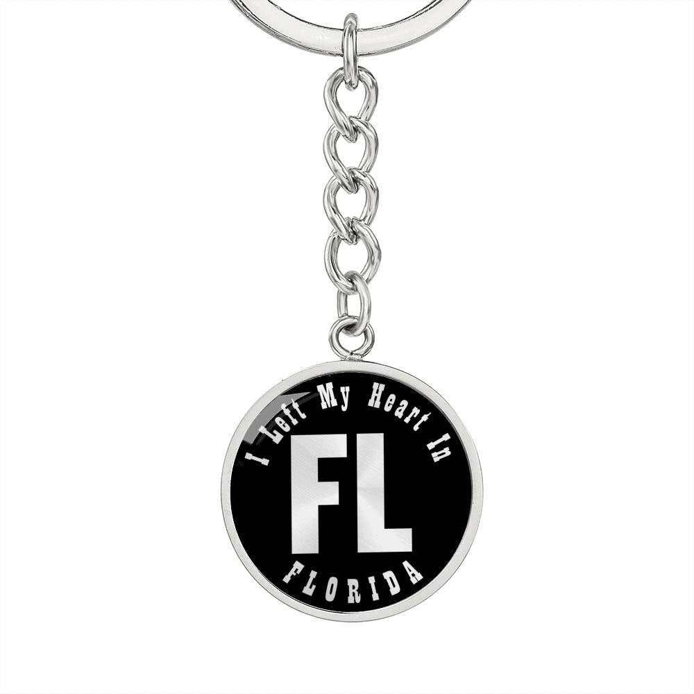 Heart In Florida v02 - Luxury Keychain
