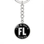 Heart In Florida v02 - Luxury Keychain