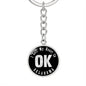 Heart In Oklahoma v02 - Luxury Keychain