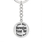 Norwegian Forest Cat - Luxury Keychain
