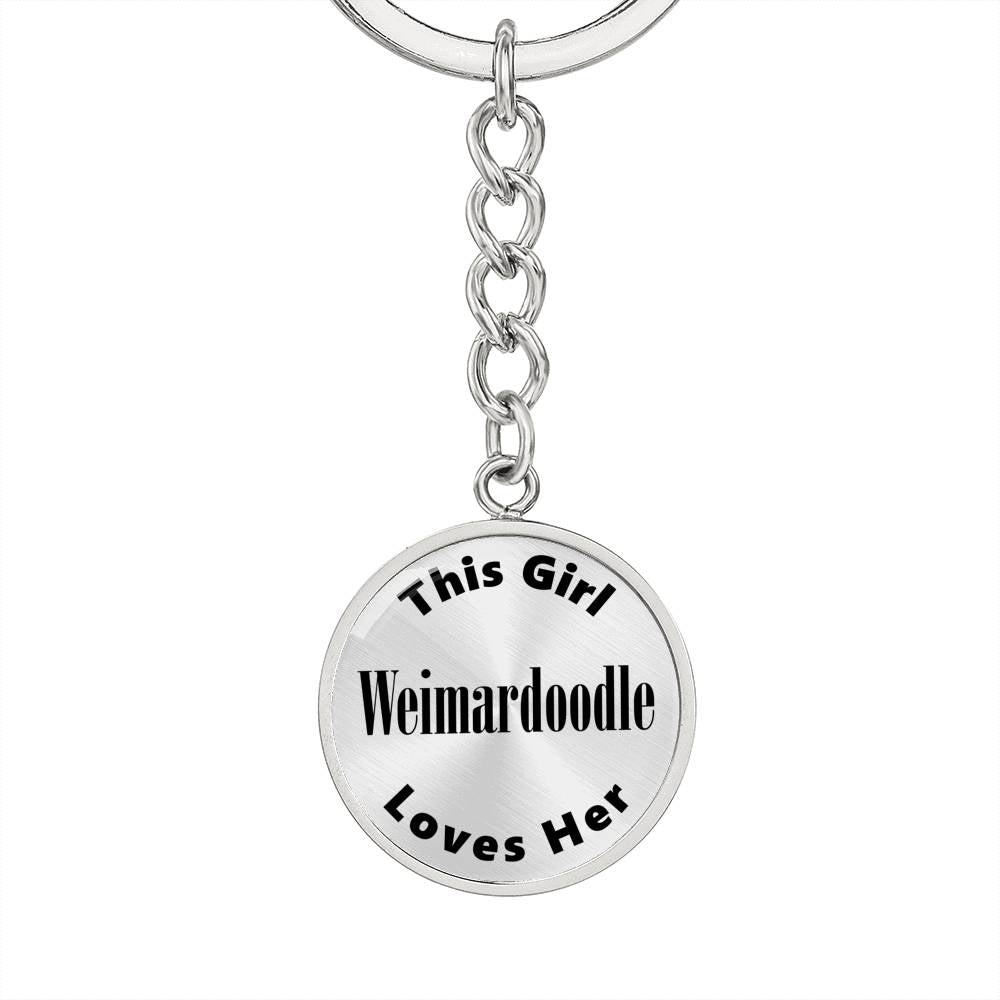 Weimardoodle - Luxury Keychain