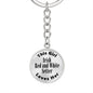 Irish Red and White Setter - Luxury Keychain