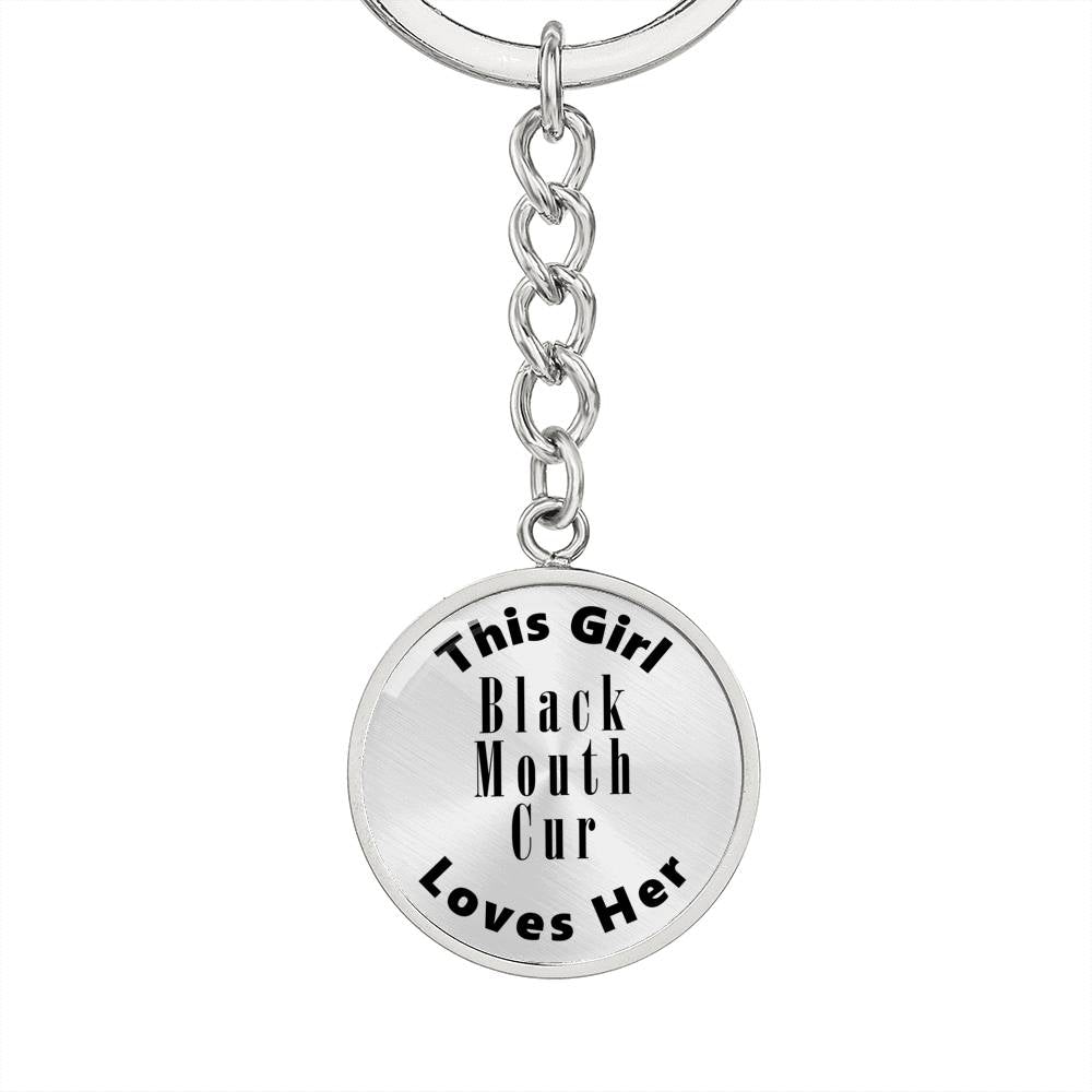 Black Mouth Cur - Luxury Keychain