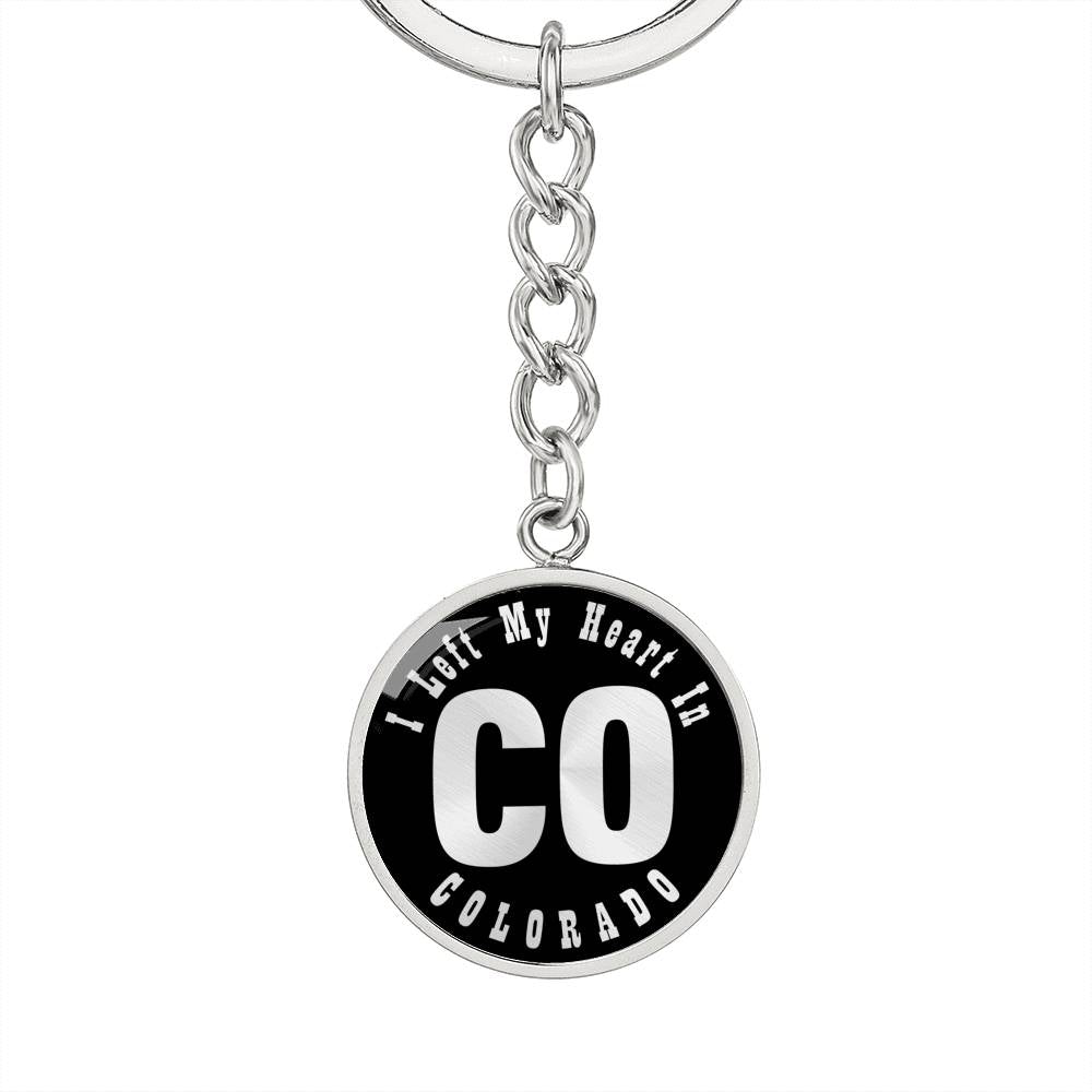 Heart In Colorado v02 - Luxury Keychain