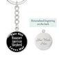 Miniature American Shepherd v2 - Luxury Keychain