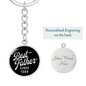 Best Father Since 1984 v3 - Luxury Keychain