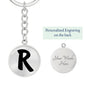 Initial R v1b - Luxury Keychain