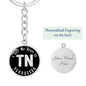 Heart In Tennessee v02 - Luxury Keychain