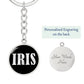 Iris v02 - Luxury Keychain