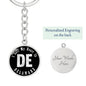 Heart In Delaware v02 - Luxury Keychain