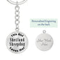 Shetland Sheepdog - Luxury Keychain