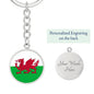 Welsh Flag - Luxury Keychain